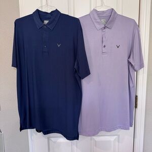 5 Callaway Men's Polo/Golf Shirts